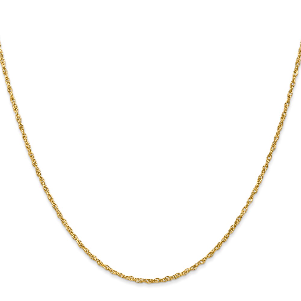 14k 1.3mm Heavy-Baby Rope Chain - Image 2