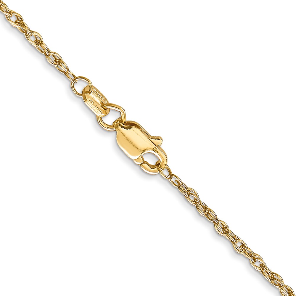 14k 1.3mm Heavy-Baby Rope Chain - Image 3