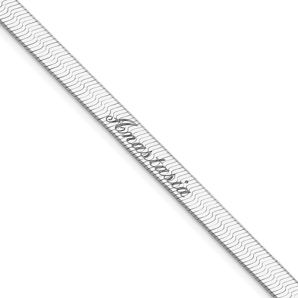 Sterling Silver 4.5mm Magic Herringbone Chain - Image 6