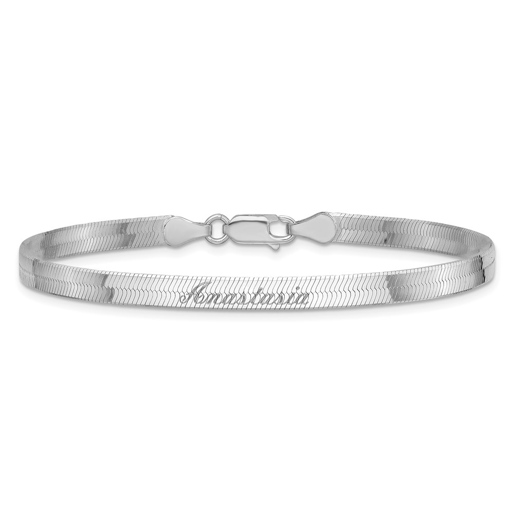 Sterling Silver 4.5mm Magic Herringbone Chain - Image 7